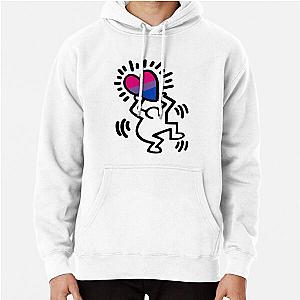 Keith Haring Hoodies – Dancing with Love Printed Unisex Hoodie