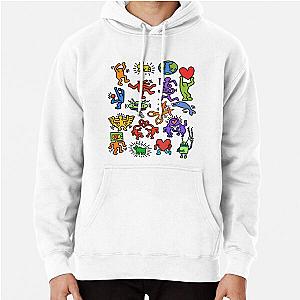 Keith Haring Hoodies – All Symbols Signature Printed Unisex Hoodie