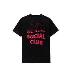 Anti Social Social Club A Fire Inside Pink Flame Tee