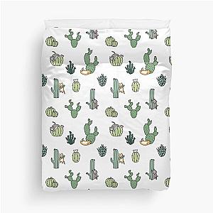 Cacti Cats Duvet Cover