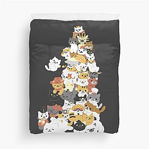 cat pile Duvet Cover