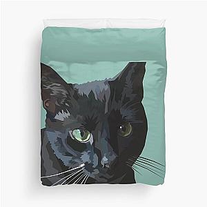 Black Cat Duvet Cover