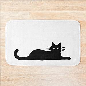 Black Cat Bath Mat