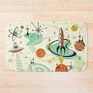 Atomic Cats in Space ©studioxtine Bath Mat