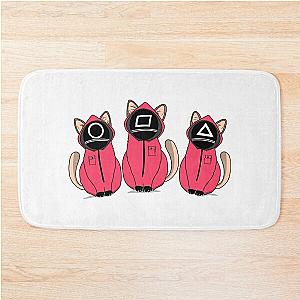 Cat guards Bath Mat