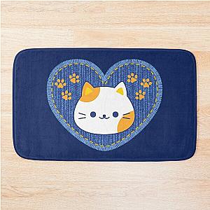 Cat heart Bath Mat