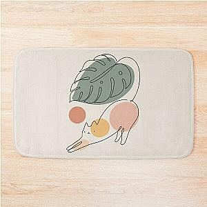 Cat and Plant 34 Bath Mat