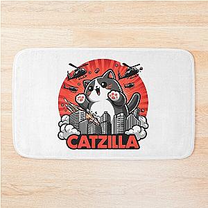 Catzilla Cat  Bath Mat