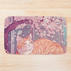 Lofi cat Bath Mat