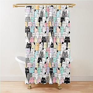 Lotsa Cats Shower Curtain