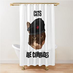 Comrade Daisy Cat Shower Curtain