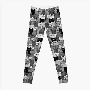 Silent Cats Monochromatic Leggings