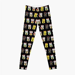 Lucky Cat  Maneki Neko Leggings