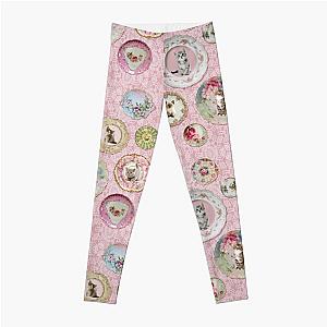 Witchcraft School Kitten & Cat Plates on Umbridge Lace Leggings