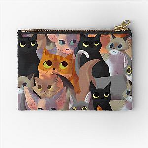 Lotsa cats Zipper Pouch