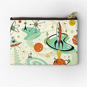 Atomic Cats in Space ©studioxtine Zipper Pouch