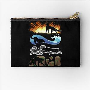 Four Elements, Four Cats Zipper Pouch