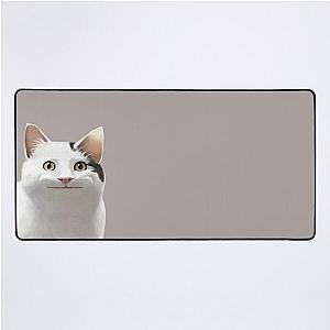 Polite Cat Meme Desk Mat