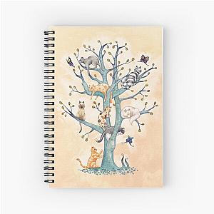 The tree of cat life Spiral Notebook