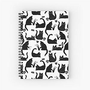 Bad Cats Knocking Stuff Over Spiral Notebook