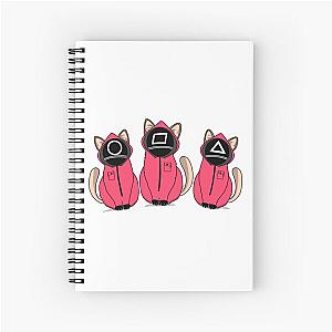 Cat guards Spiral Notebook