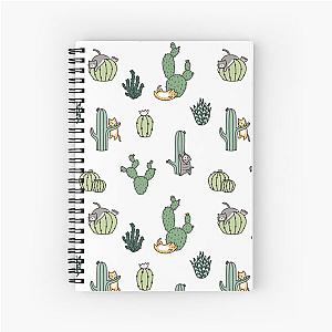 Cacti Cats Spiral Notebook