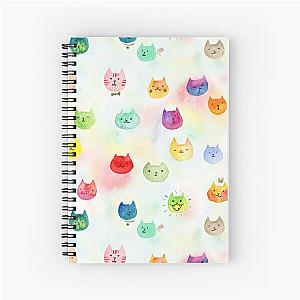 Cat confetti Spiral Notebook