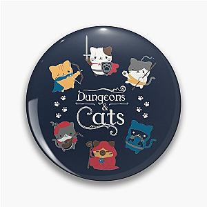 Dungeons and Cats Pin