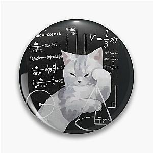 Math Cat Pin