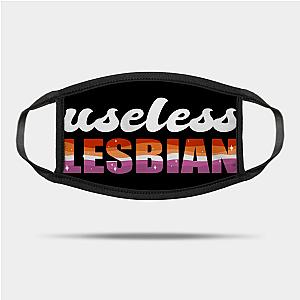 Lesbian Face Masks - Useless Lesbian Gay Pride Lesbian Flag LGBT Mask TP1503