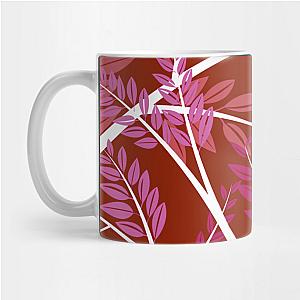 Lesbian Mugs- Lesbian Pride Overlapping Simple Leafy Branches Mug TP1503