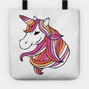 Lesbian Bags - Lesbian Flag Unicorn Tote TP1503