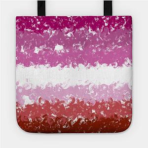 Lesbian Bags - Lesbian Swirls Flag Design Tote TP1503