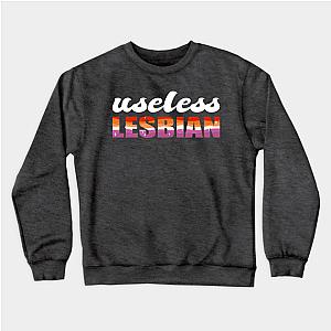 Lesbian Sweatshirts - Useless Lesbian Gay Pride Lesbian Flag LGBT Sweatshirt TP1503