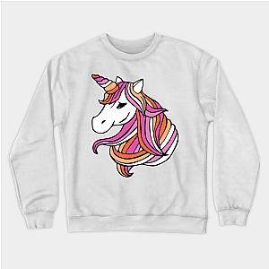 Lesbian Sweatshirts - Lesbian Flag Unicorn Sweatshirt TP1503