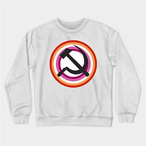 Lesbian Sweatshirts - Lesbian Pride Communist Sweatshirt TP1503