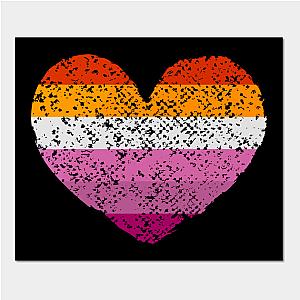 Lesbian Posters - Lesbian Pride Flag Poster TP1503