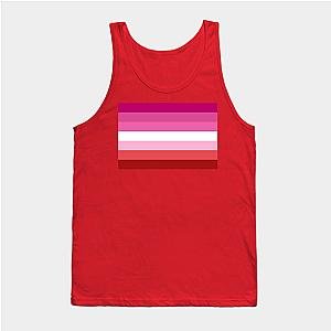 Lesbian Tank Tops - Pink Lesbian Flag Tank Top TP1503