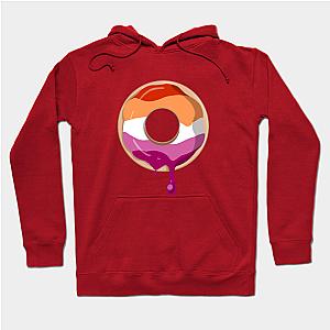 Lesbian Hoodies - Lesbian Pride Donut Hoodie TP1503