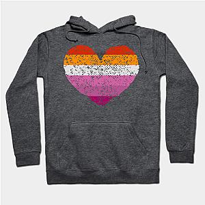 Lesbian Hoodies - Lesbian Pride Flag Hoodie TP1503