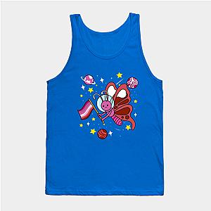 Lesbian Tank Tops - Lesbian Butterfly In Space Lesbian Pride Tank Top TP1503