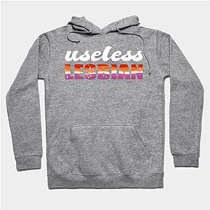 Lesbian Hoodies - Useless Lesbian Gay Pride Lesbian Flag LGBT Hoodie TP1503