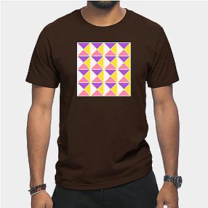 Lesbian T-Shirts - Sapphic Pride Triangle Pattern T-Shirt TP1503