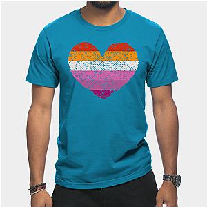 Lesbian T-Shirts - Lesbian Pride Flag T-Shirt TP1503