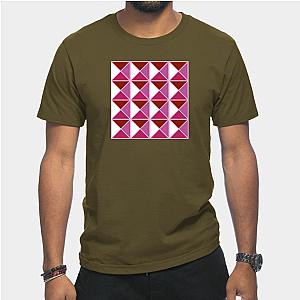 Lesbian T-Shirts - Lesbian Pride Triangle Pattern T-Shirt TP1503