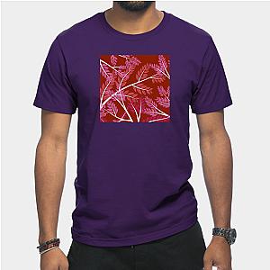 Lesbian T-Shirts - Lesbian Pride Overlapping Simple Leafy Branches T-Shirt TP1503