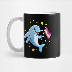 Lesbian Mugs- Lesbian Dolphin Lesbian Pride Mug TP1503