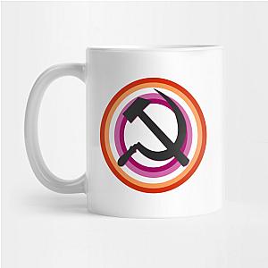 Lesbian Mugs- Lesbian Pride Communist Mug TP1503