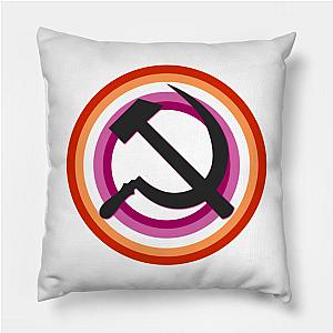 Lesbian Pillows - Lesbian Pride Communist Pillow TP1503