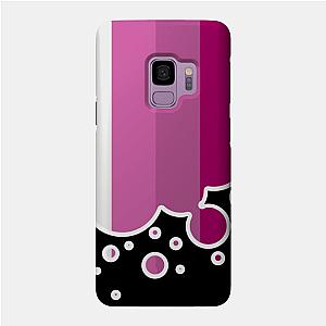 Lesbian Cases - Lesbian Pride Flag Falling Bubbles Silhouette on Black Phone Case TP1503